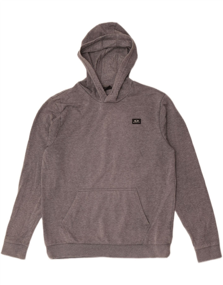 Oakley Mens Regular Fit Hoodie Jumper Grande Cinza