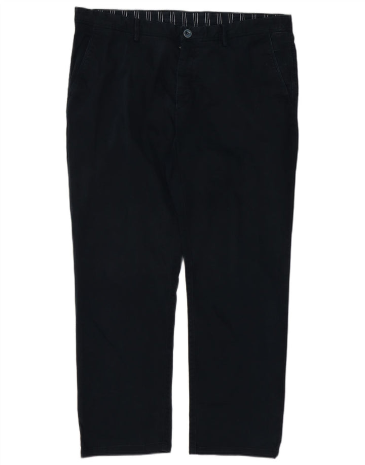 Calça chino reta masculina MASSIMO DUTTI EU 46 XL W36 L27 azul marinho