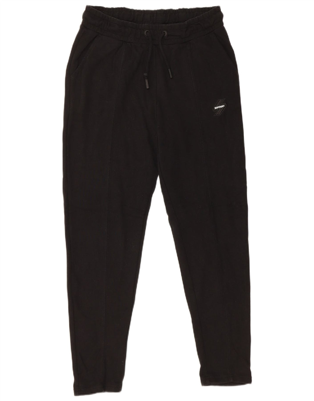 Calça de treino feminina Superdry UK 10 pequena preta