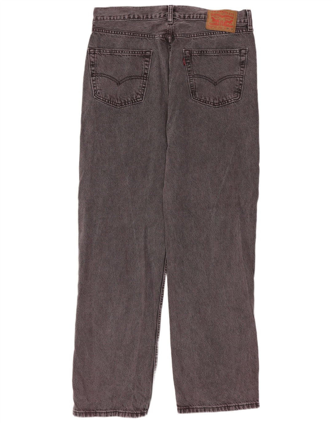 Levi's Masculino 565 Straight Jeans W33 L32 Roxo Algodão