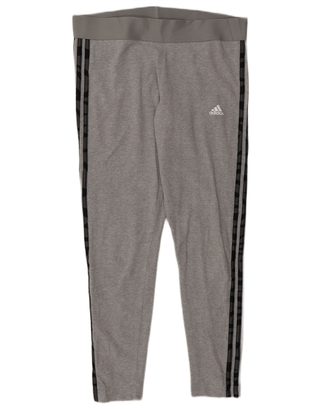 Leggings ADIDAS Mulher UK 16/18 Grande Cinza