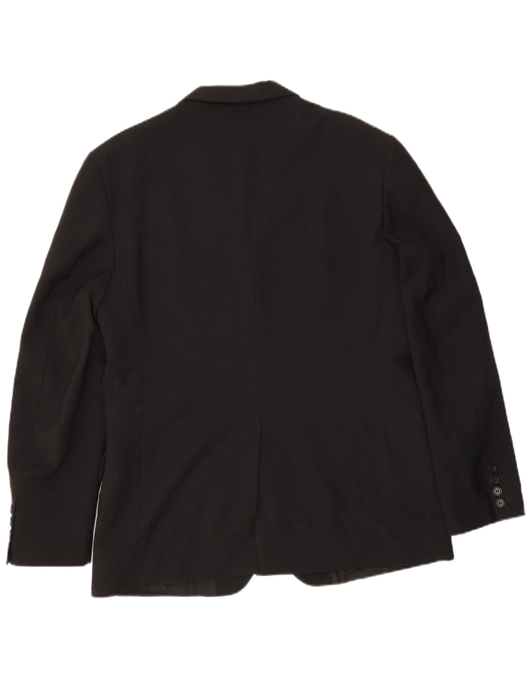 Jaqueta Blazer Sisley Masculina com 3 Botões IT 50 Grande Poliéster Preto