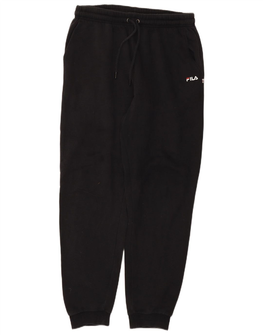 Calça de treino masculina Fila joggers grande algodão preto
