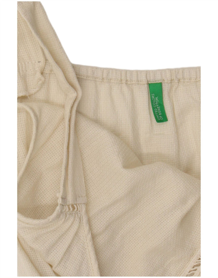 Top Cami Feminino Benetton UK 12 Médio Off White