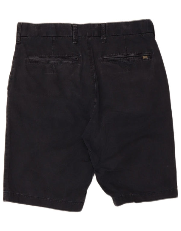 Shorts chino masculino Marks & Spencer W30 algodão azul marinho médio