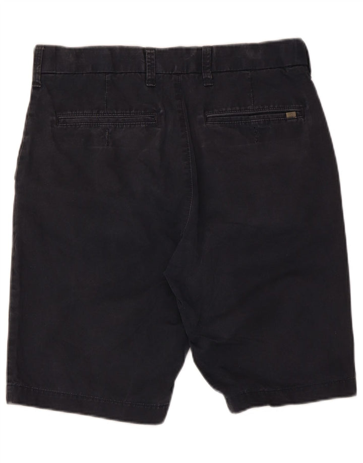 Shorts chino masculino Marks & Spencer W30 algodão azul marinho médio