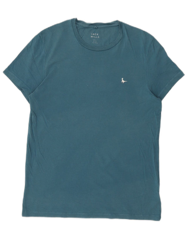 Camiseta masculina Jack Wills top pequeno azul