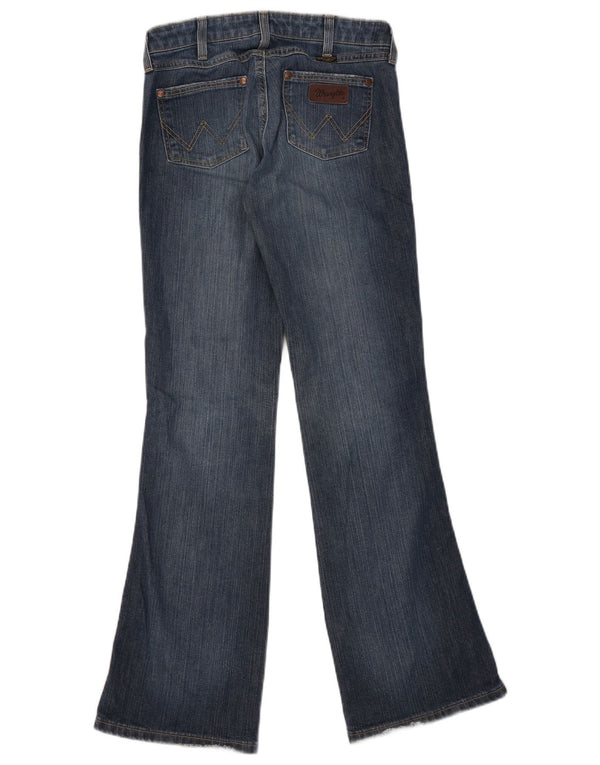 Wrangler feminino Eve Bootcut jeans W28 L32 algodão azul