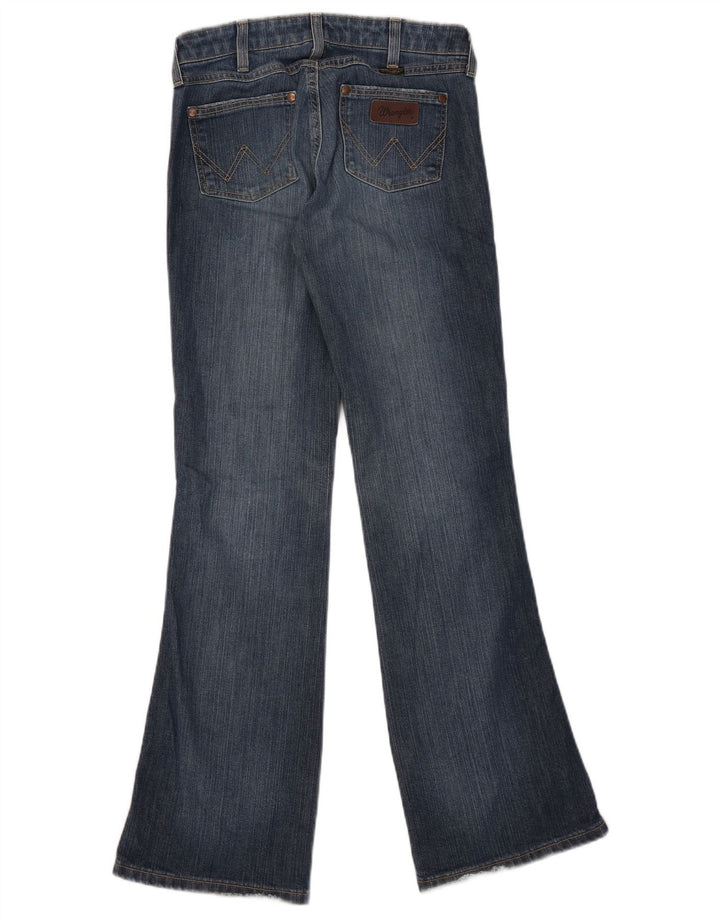 Wrangler feminino Eve Bootcut jeans W28 L32 algodão azul
