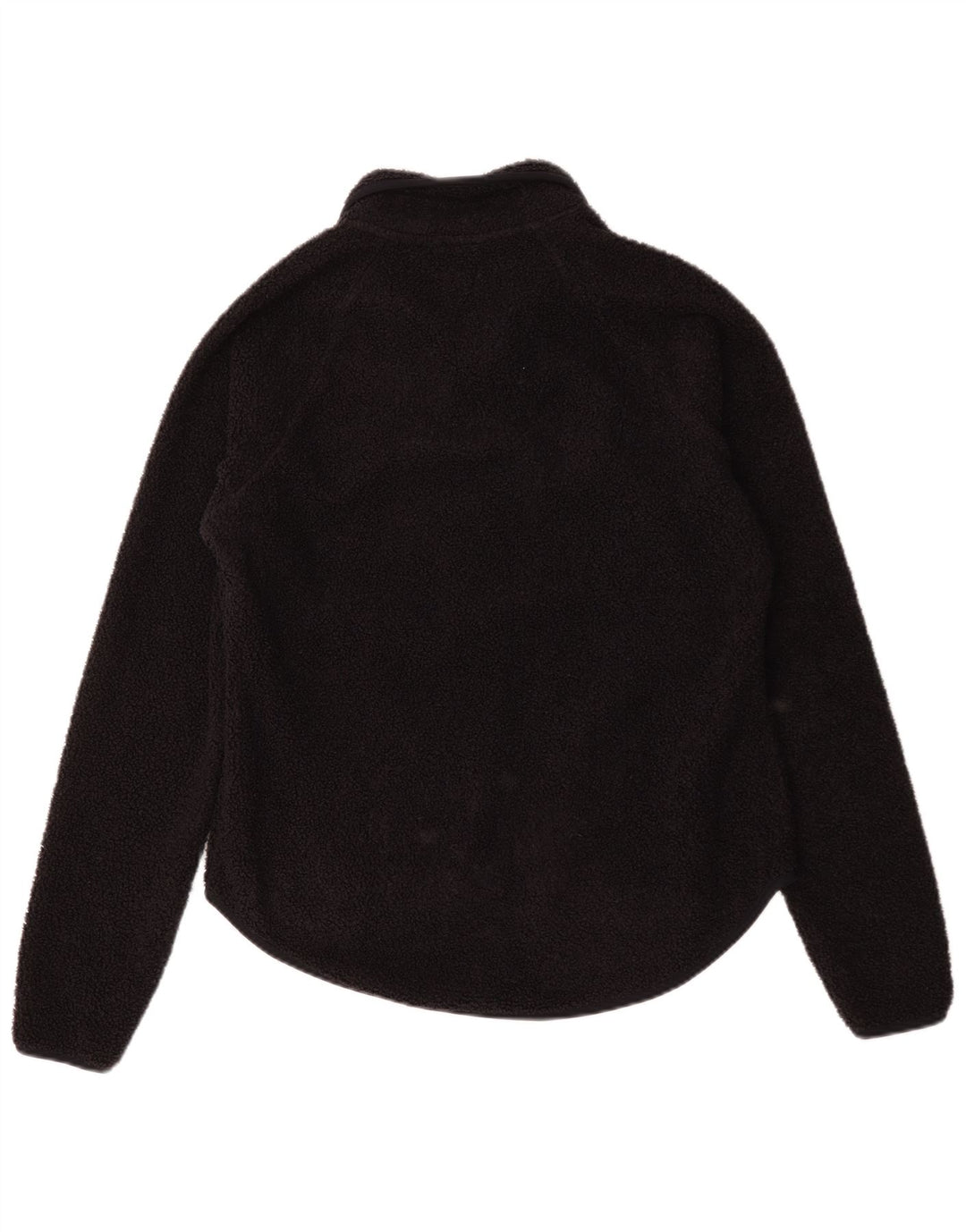 Jaqueta de lã feminina vintage UK 14 azul marinho médio