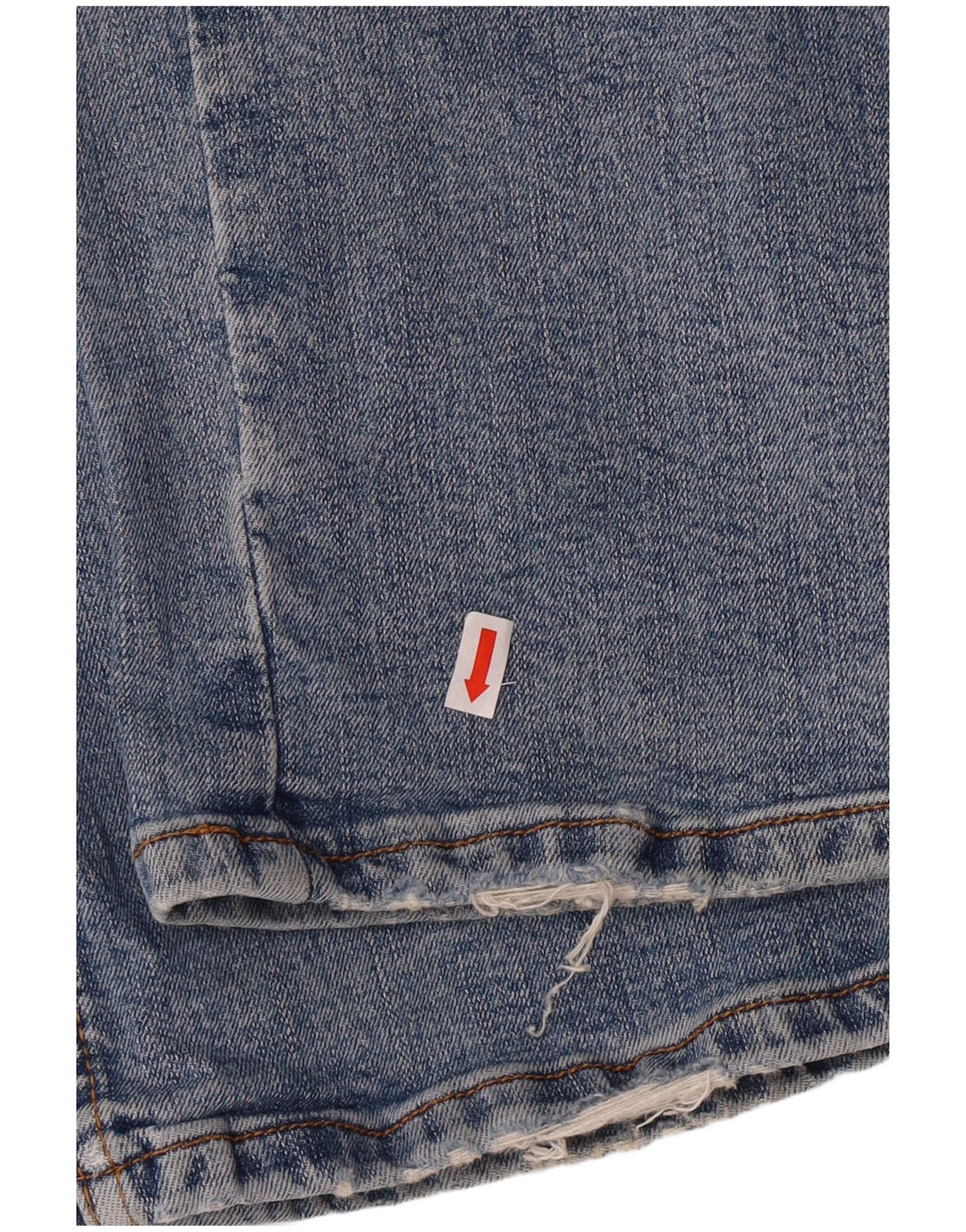 Wrangler Mens Straight Jeans W36 L34 Azul Algodão Clássico