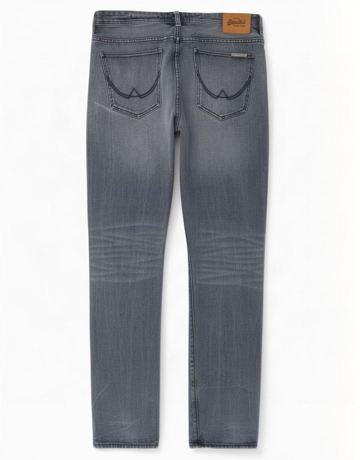 Jeans Superdry Masculino Slim W36 L34 Azul Algodão