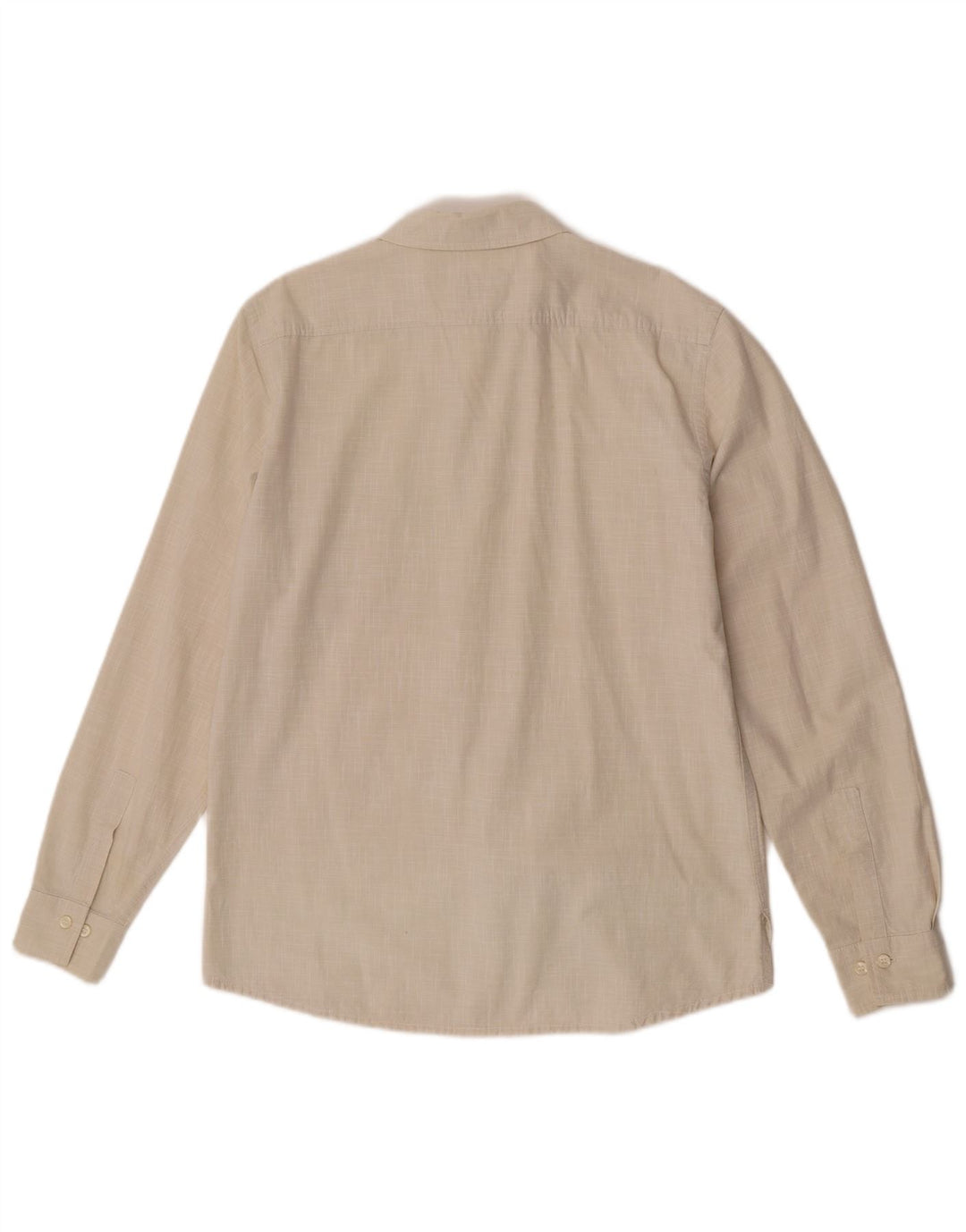 Camisa masculina Gas de algodão bege médio