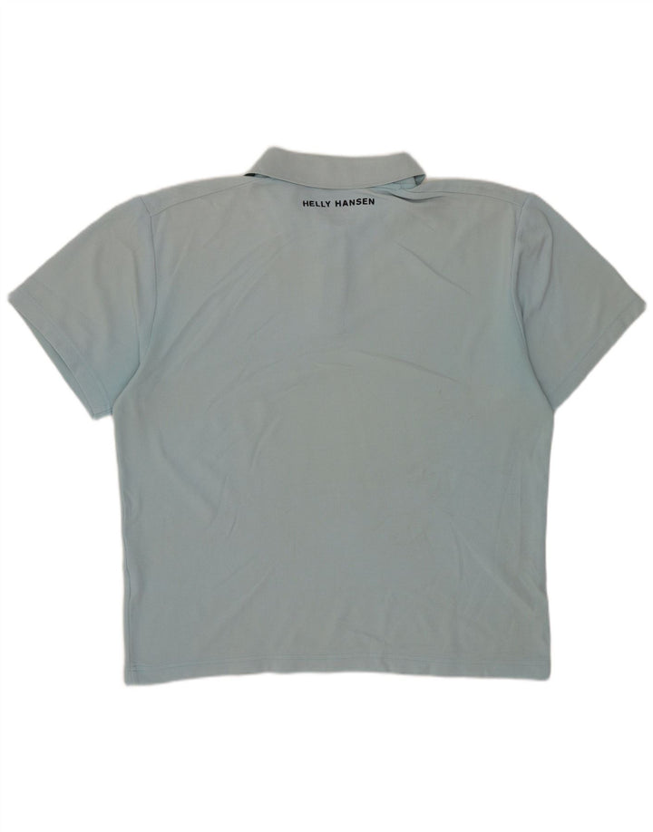 Camisa polo masculina Helly Hansen grande azul