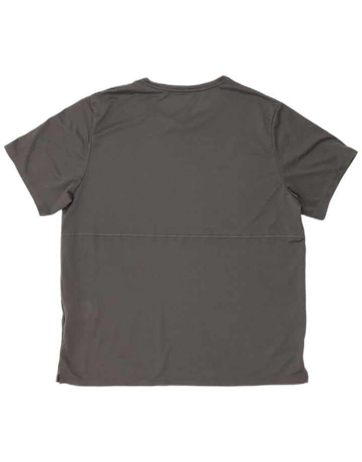 Camiseta Nike Masculina Dri Fit Top XL Cinza Poliéster