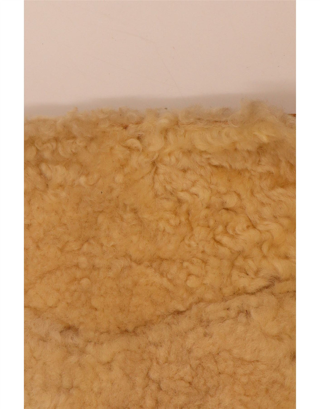 Colete de couro feminino VINTAGE UK 14 marrom médio