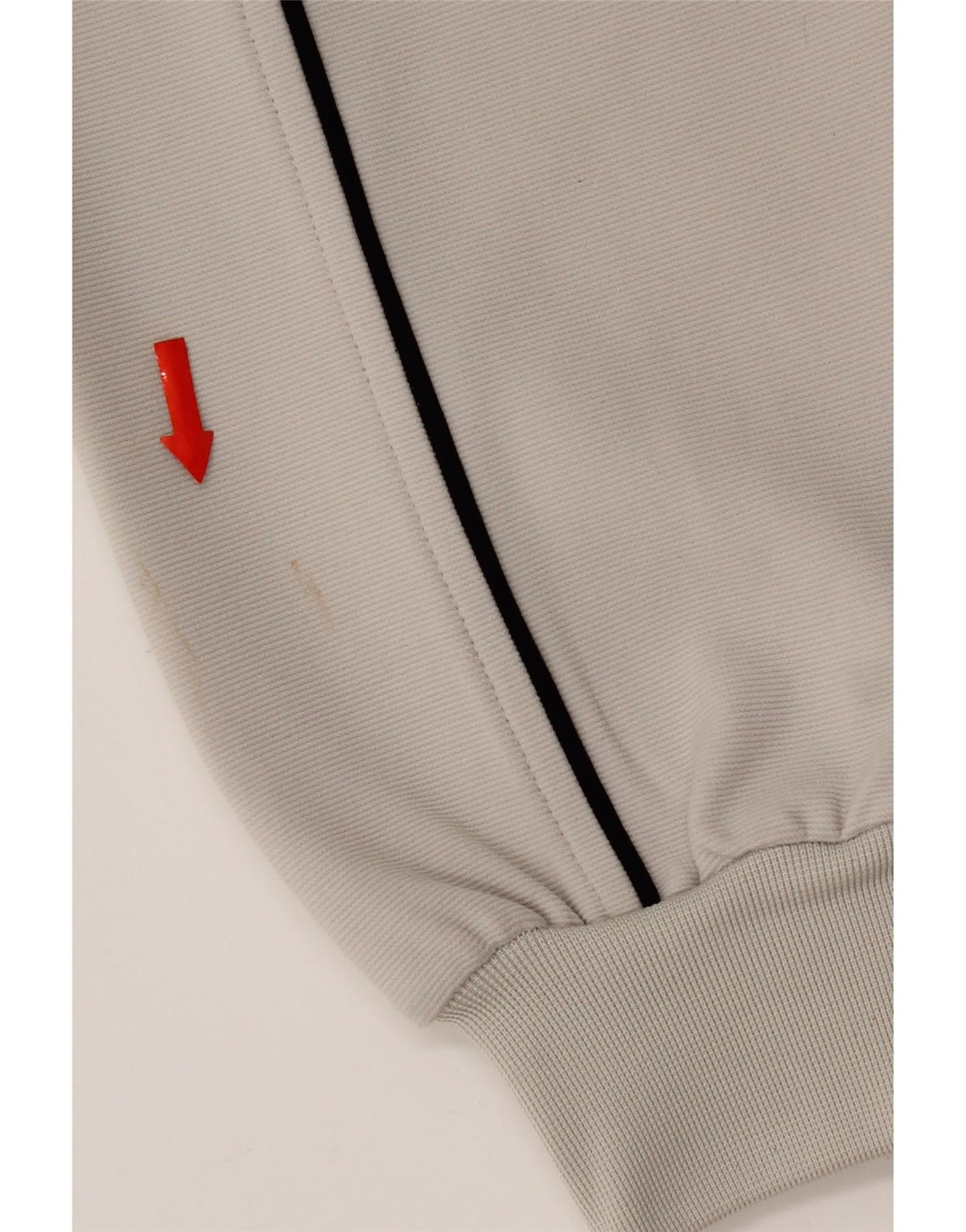 Jaqueta Kappa masculina de moletom grande cinza Colourblock poliéster