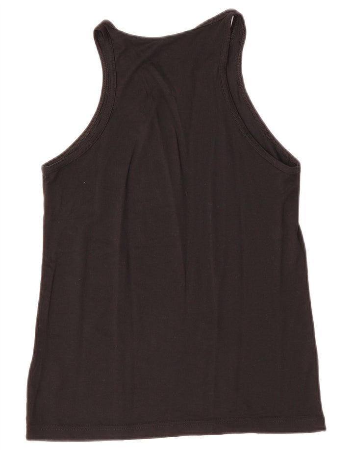 Top de colete gráfico feminino REEBOK UK 4/6 XS preto