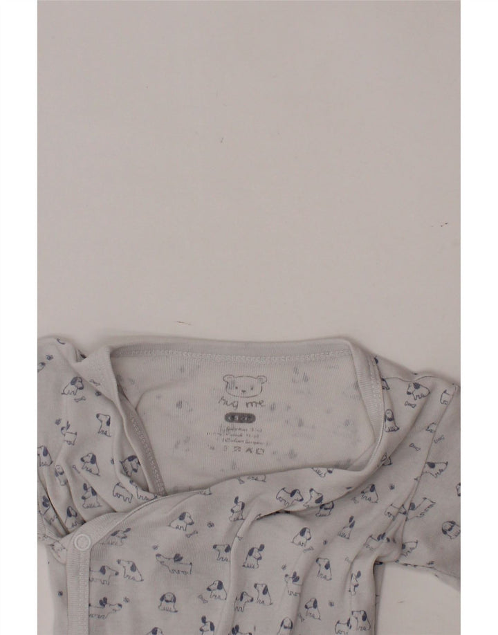 Body gráfico VINTAGE para meninos de 0 a 3 meses branco