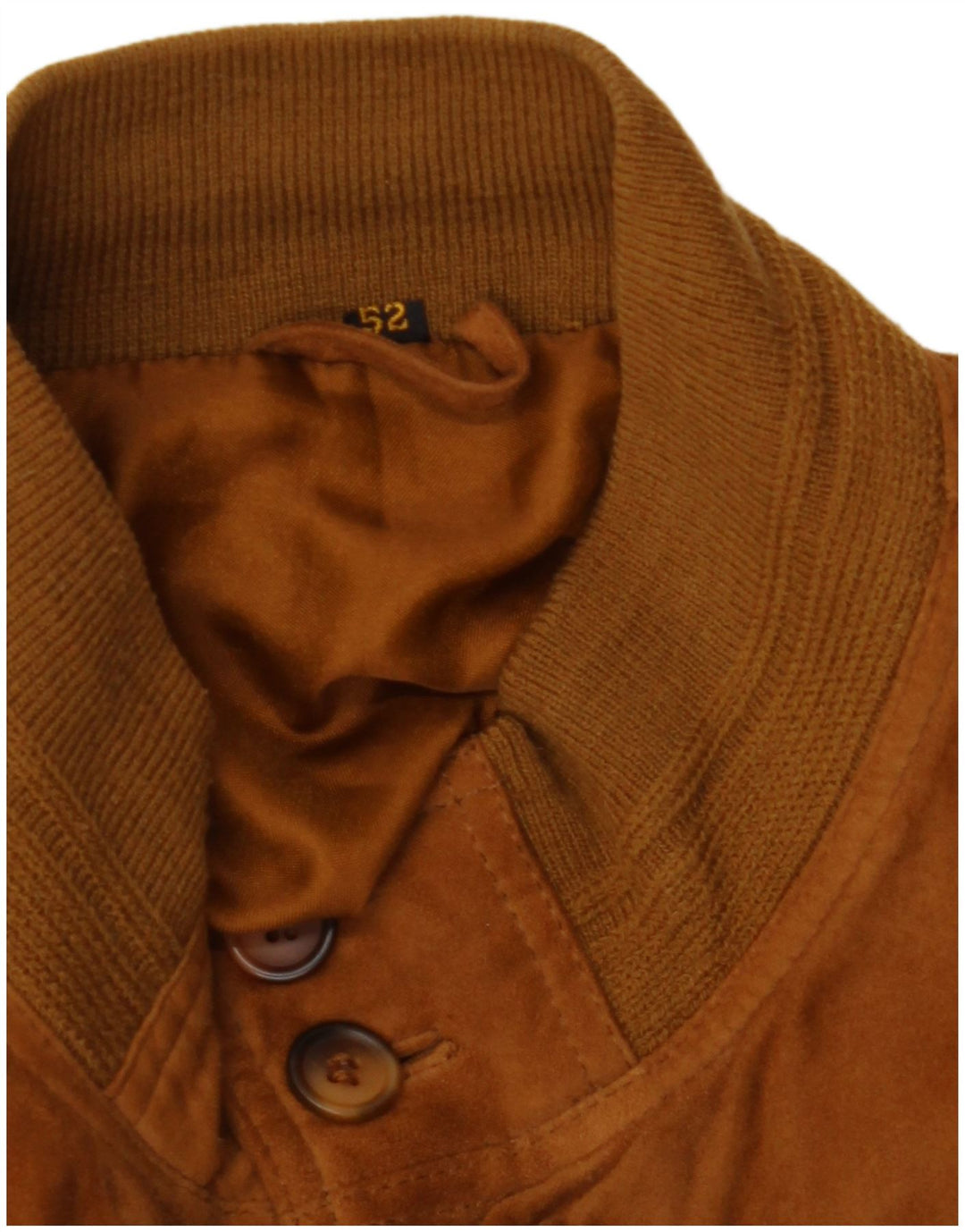 Jaqueta bomber masculina VINTAGE de camurça IT 52 XL marrom