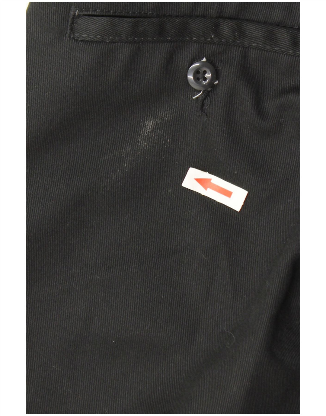 Calça Chino reta feminina Dickies W26 L28 poliéster preto