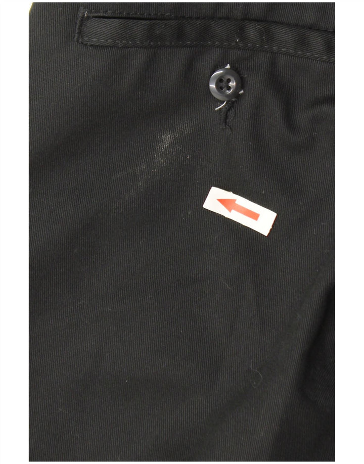 Calça Chino reta feminina Dickies W26 L28 poliéster preto