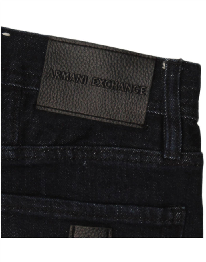 Calça jeans feminina Armani Exchange W30 L30 azul marinho