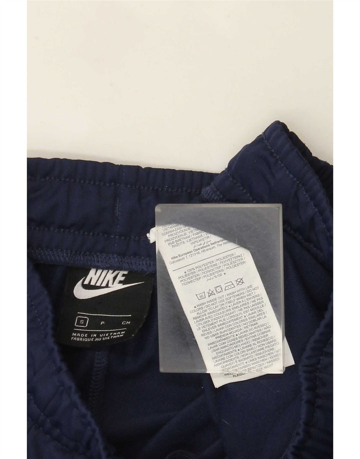 Nike Mens Treino Calças Joggers Pequeno Poliéster Azul Marinho