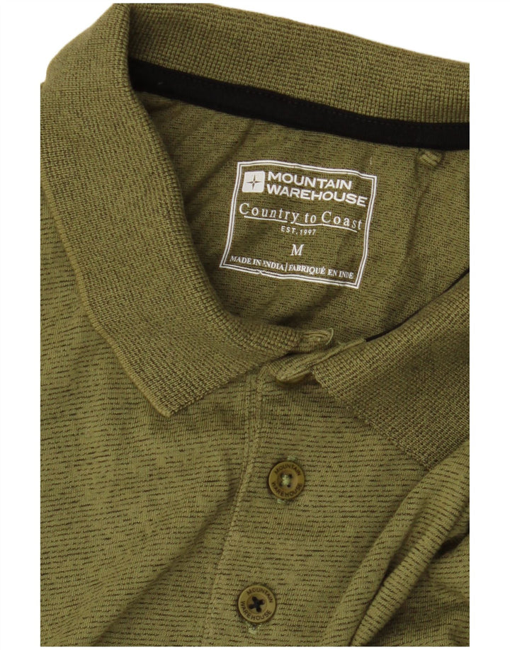 Camisa polo masculina Mountain Warehouse médio cáqui