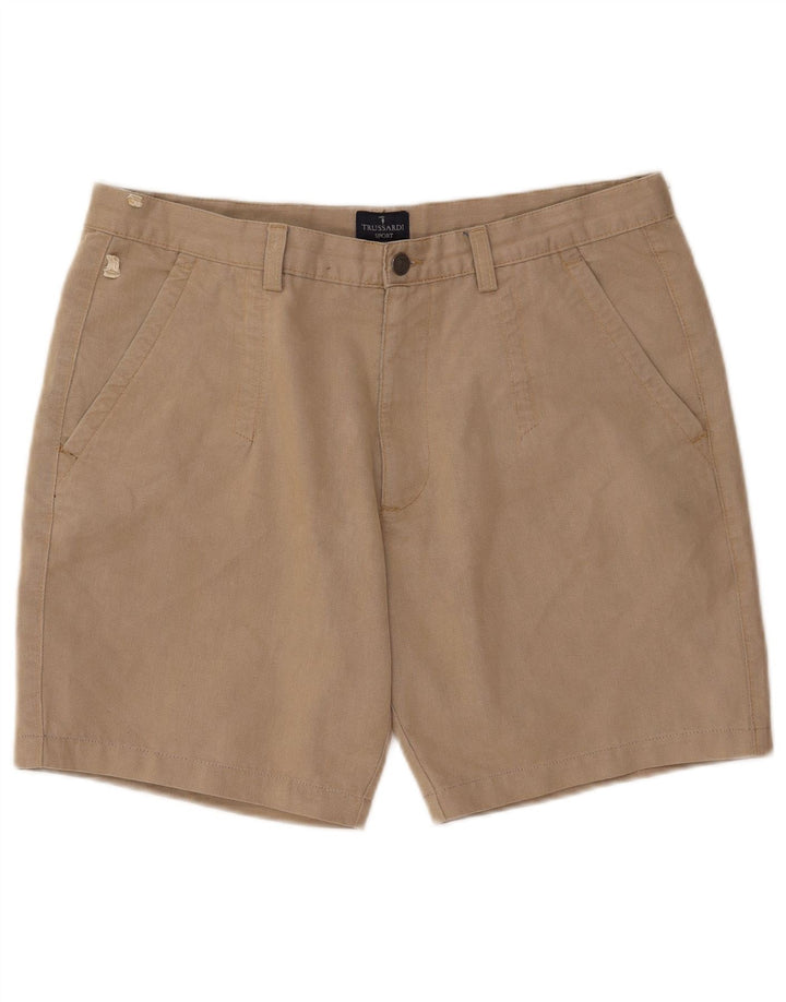 Trussardi Mens Chino Shorts W38 XL Bege