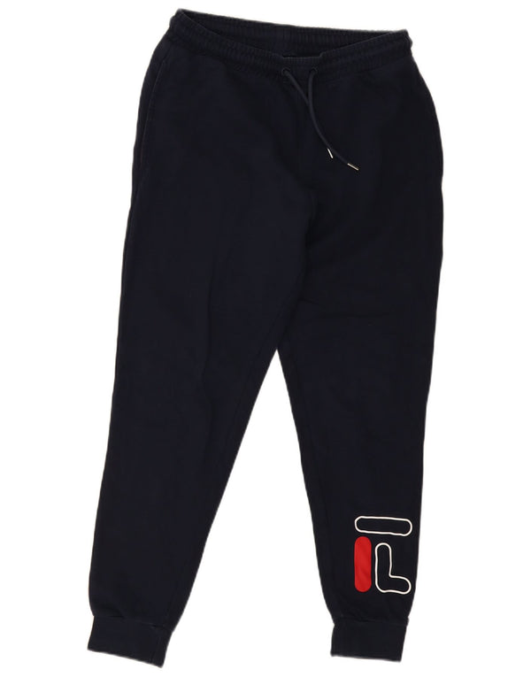 Calça masculina Fila Graphic Tracksuit Joggers pequeno azul marinho