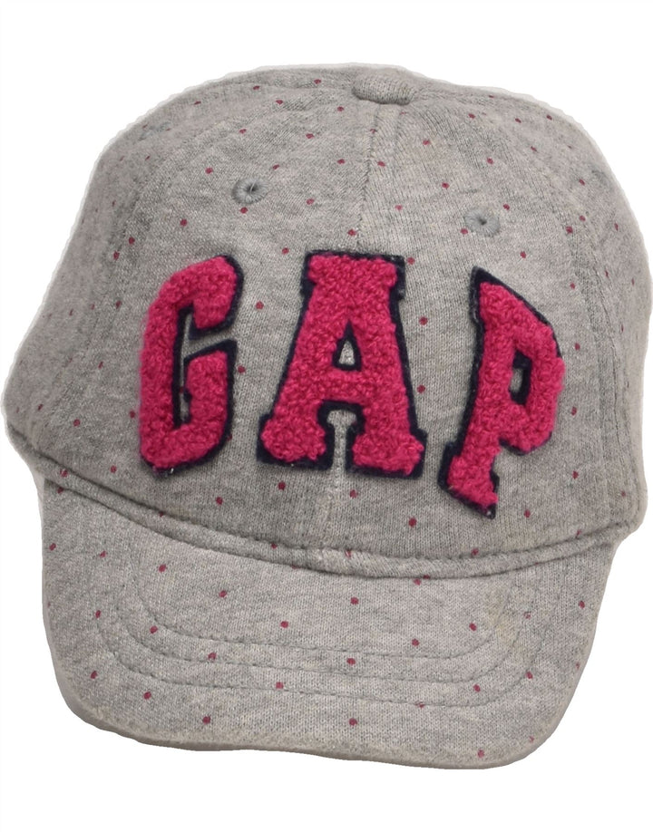 GAP Baby Girls Graphic Baseball Cap XS Grey Polka Dot Cotton Vintage Gap and Second-Hand Gap from Messina Hembry 