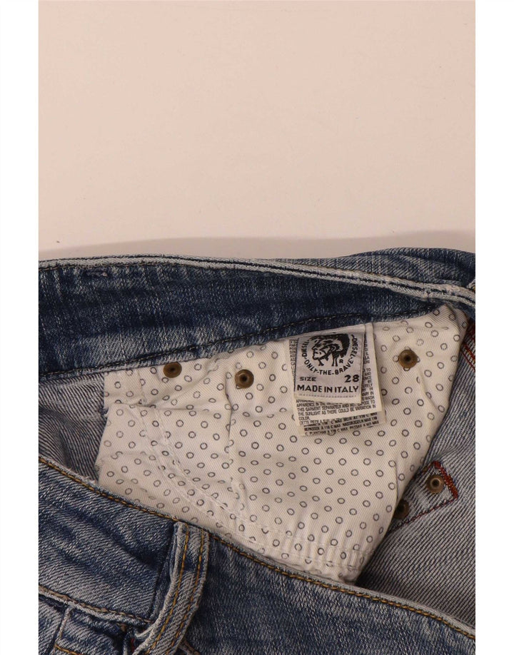Jeans retos femininos Diesel W28 L29 algodão azul