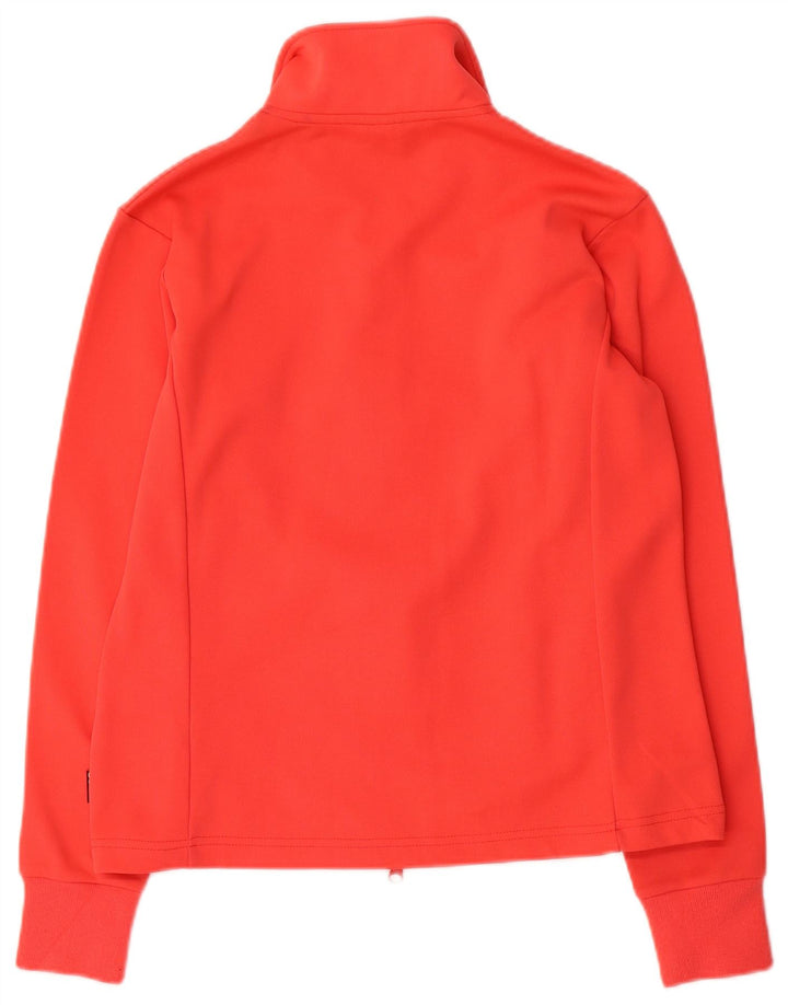 Arena Womens Regular Fit Tracksuit Top Jacket UK 6 XS Poliéster Vermelho