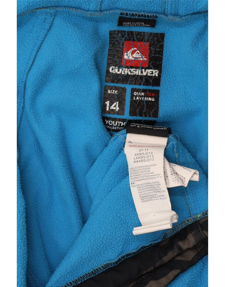 Jaqueta corta-vento gráfica Quiksilver Boys 13-14 anos multicolorida