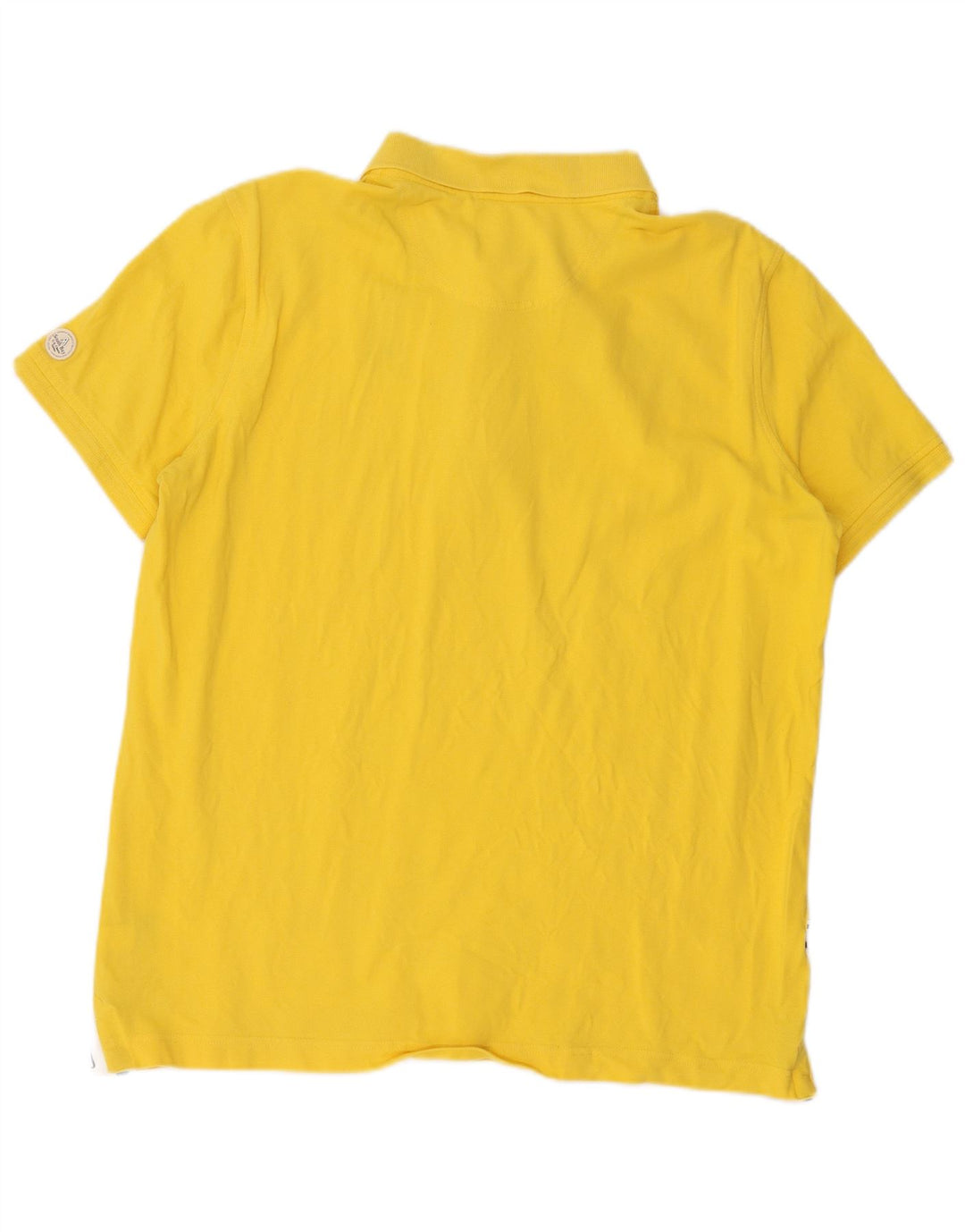 Camisa polo masculina gráfica Gaastra XL algodão amarelo