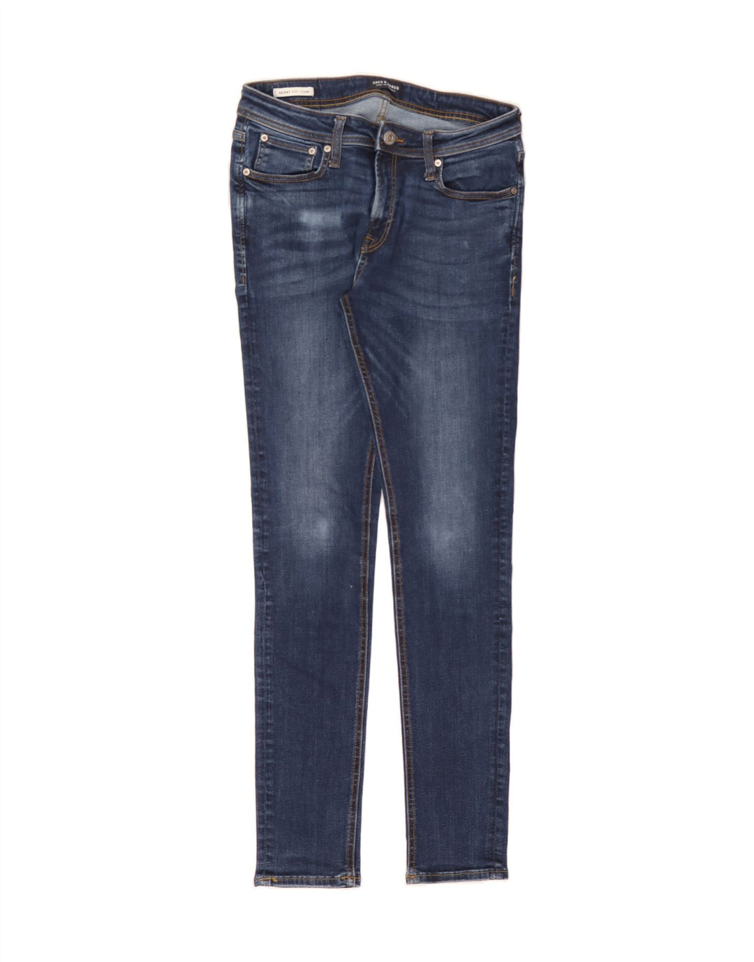 JACK & JONES Mens Liam Skinny Jeans W31 L31 Blue Cotton Vintage Jack & Jones and Second-Hand Jack & Jones from Messina Hembry 