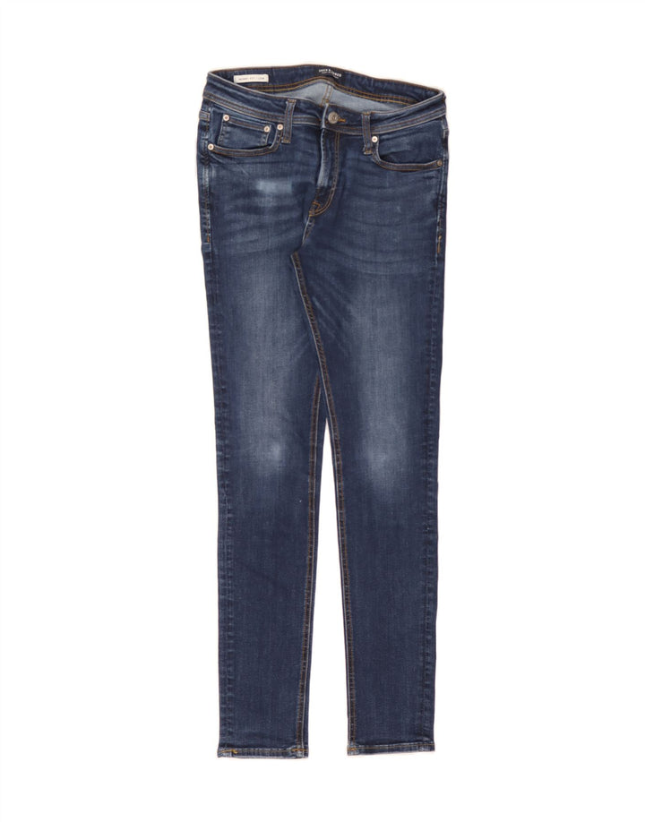JACK & JONES Mens Liam Skinny Jeans W31 L31 Blue Cotton Vintage Jack & Jones and Second-Hand Jack & Jones from Messina Hembry 