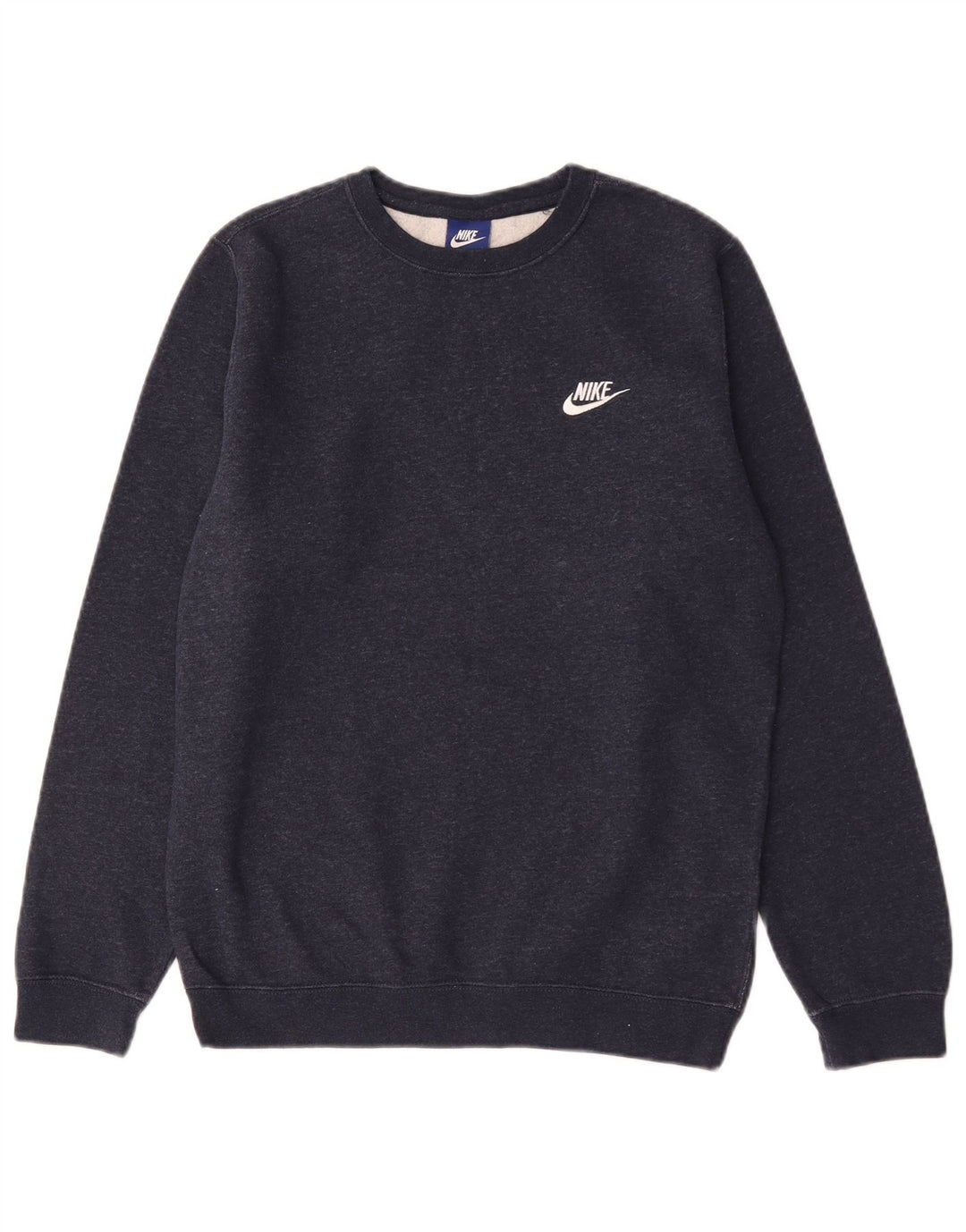 Nike moletom masculino jumper pequeno algodão azul marinho