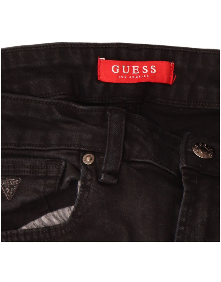 Guess Jeans Slim Masculino W31 L31 Algodão Preto