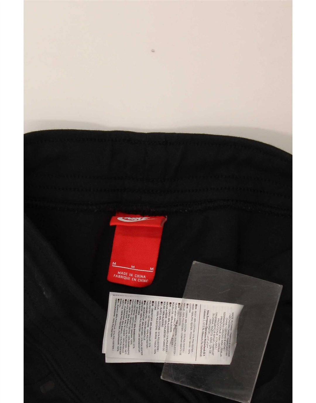 Shorts esportivos masculinos Nike médio preto algodão
