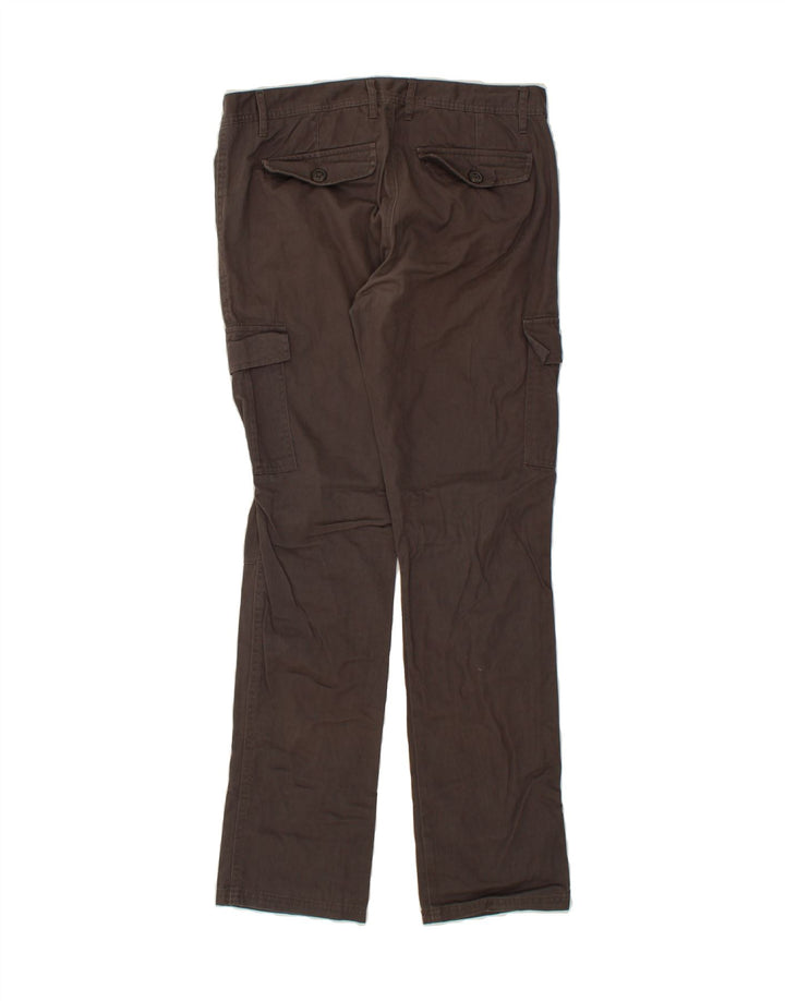 VINTAGE Mens Slim Cargo Trousers W32 L32 Grey Cotton Vintage Vintage and Second-Hand Vintage from Messina Hembry 