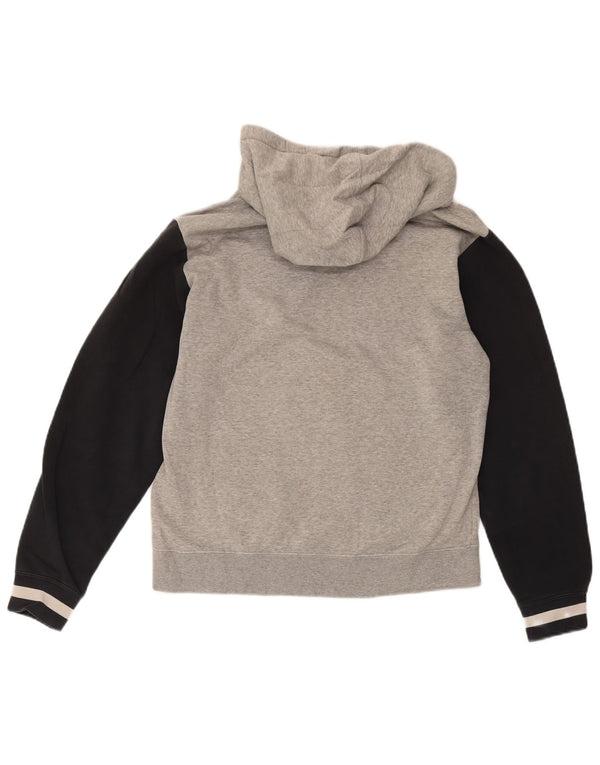 Nike Mens Graphic Hoodie Jumper XS Cinza Colorblock Algodão