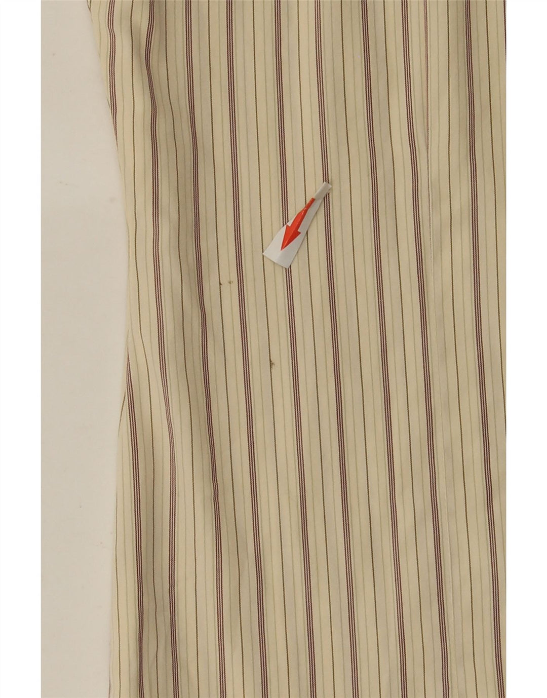 Camisa feminina Sportmax UK 12 listrada bege média