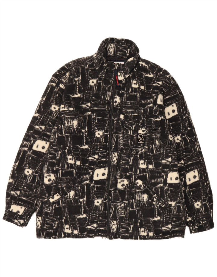 Jaqueta masculina de lã Invicta UK 38 poliéster geométrico preto médio