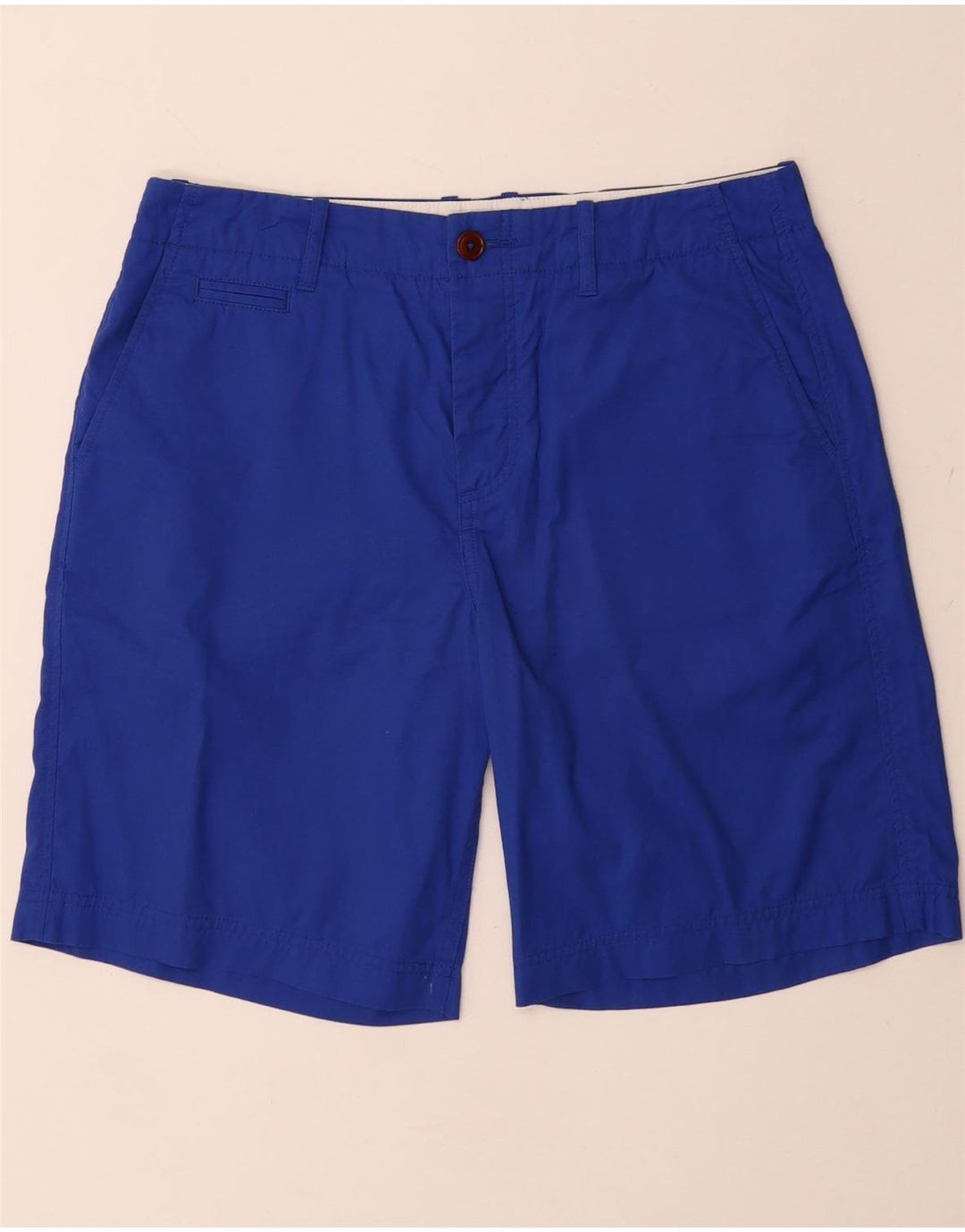 FRED PERRY Mens Chino Shorts W30 Algodão Azul Médio