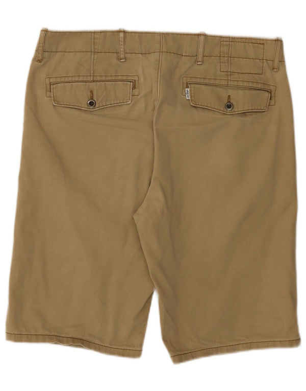 LEVI'S Mens Chino Shorts W33 Algodão Bege Médio