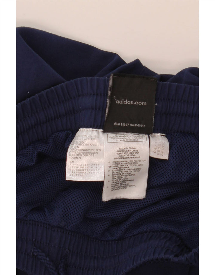 ADIDAS Mens Calças de treino Joggers Médio Azul Marinho Poliéster