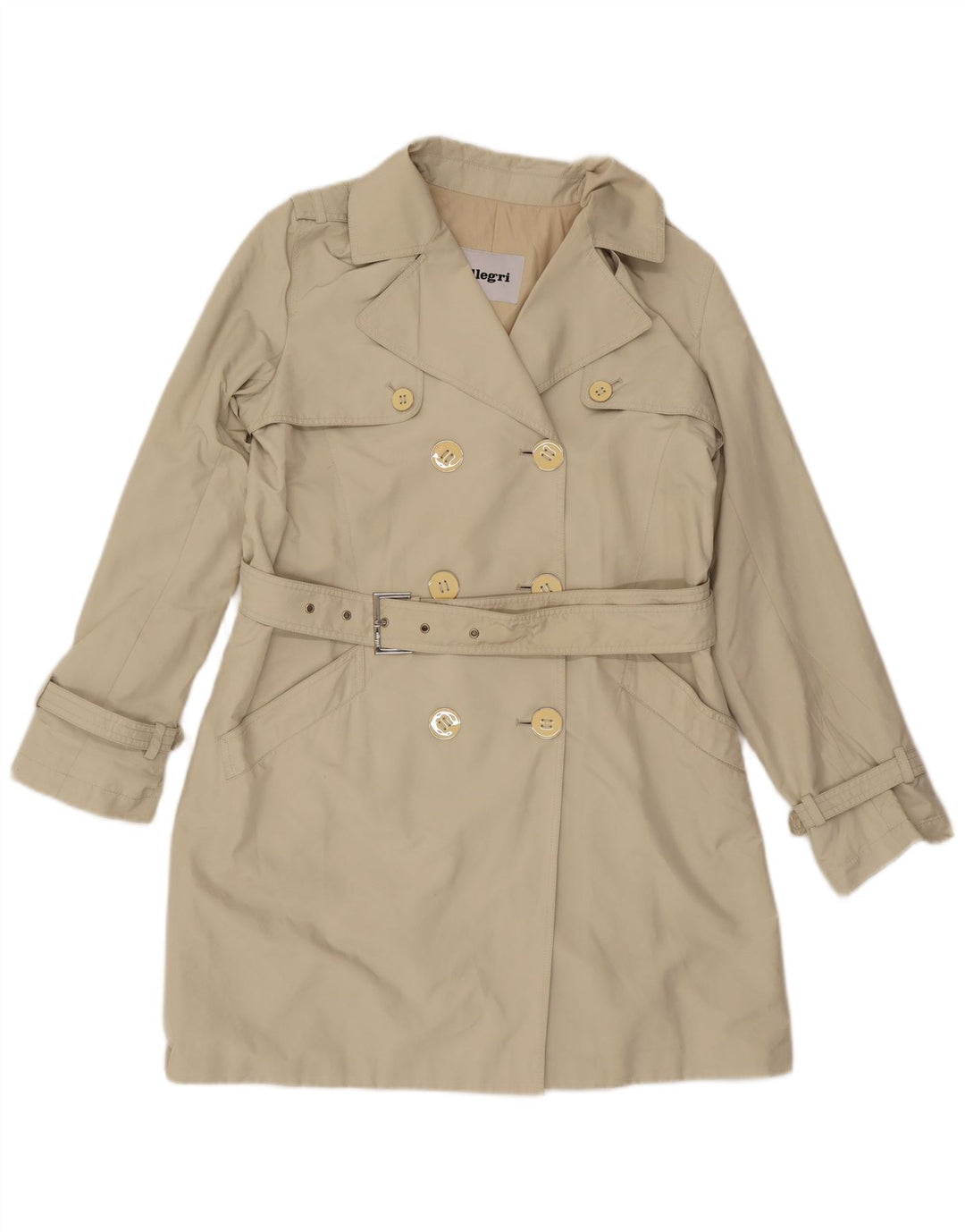 Trench Coat feminino Allegri IT 44 poliéster bege médio