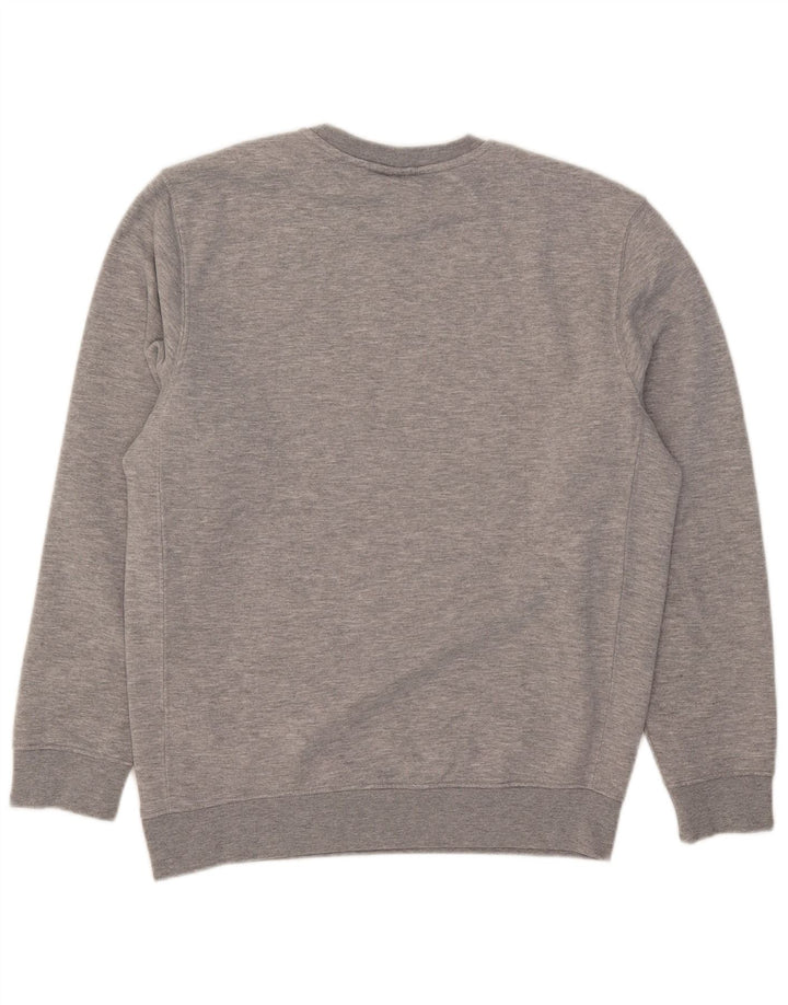 Moletom gráfico masculino Nike Jumper grande algodão cinza